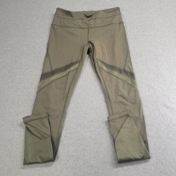 Free People Movement Green Mid Rise Tap Back Leggings Size XSmall‎ Yoga Gym - Picture 1 of 10